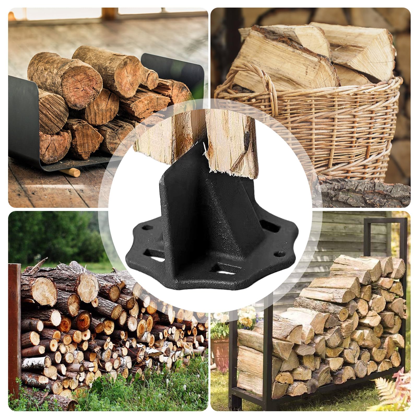 Generisch Fendeur de bois manuel - Fendeur de bois robuste en fonte