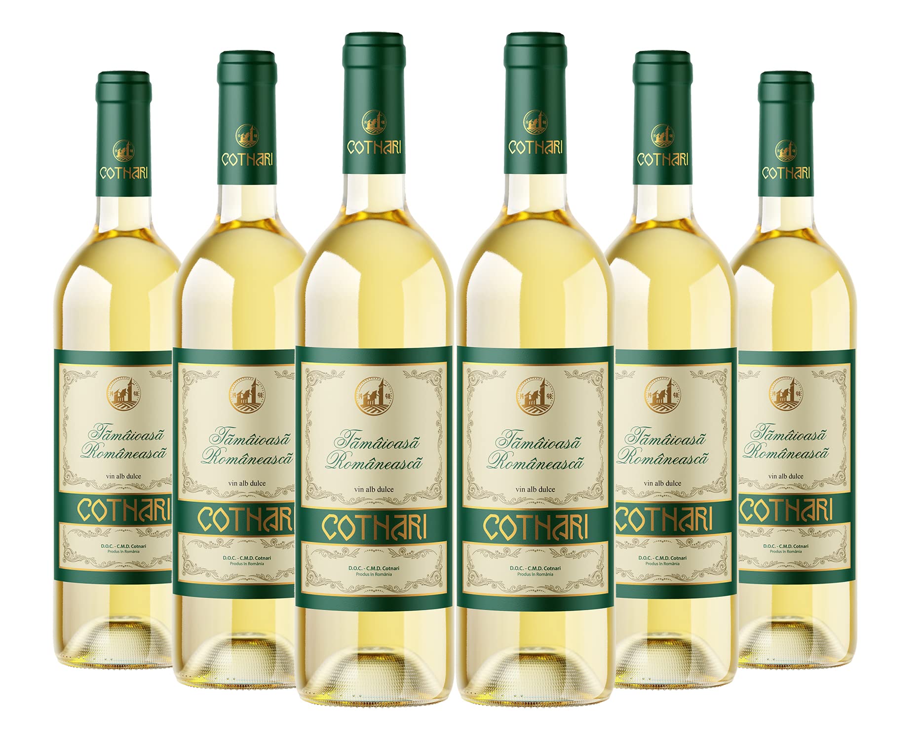 Cotnari | Tamaioasa Romaneasca – Rumänischer Weißwein süß | Weinpaket (6 x 0.75 L) DOC-CMD