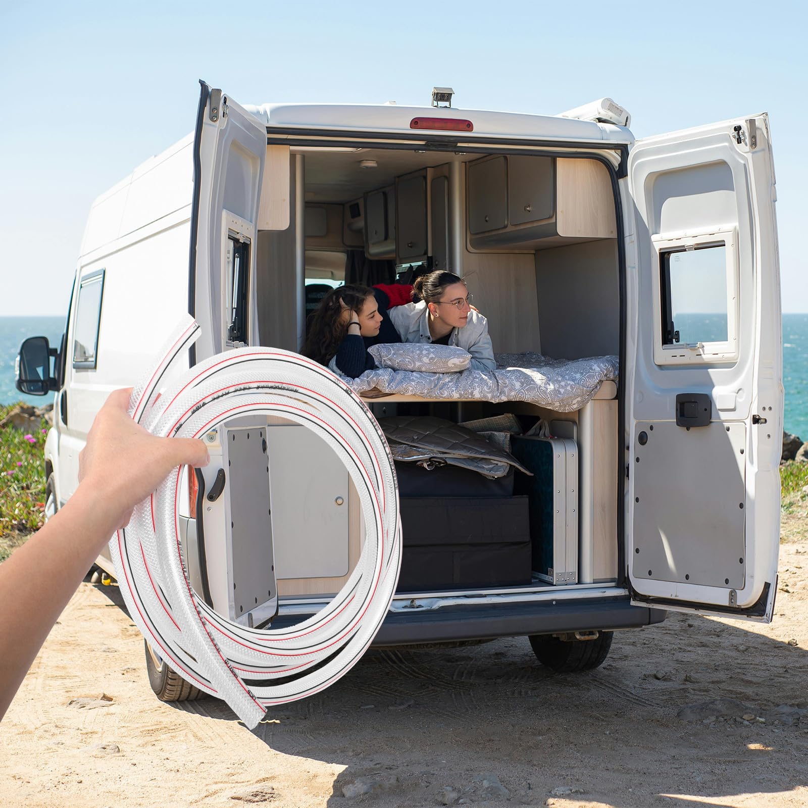 Wohnmobil Wasserschlauch 5m aus Kunststoff für Rv und Trailer