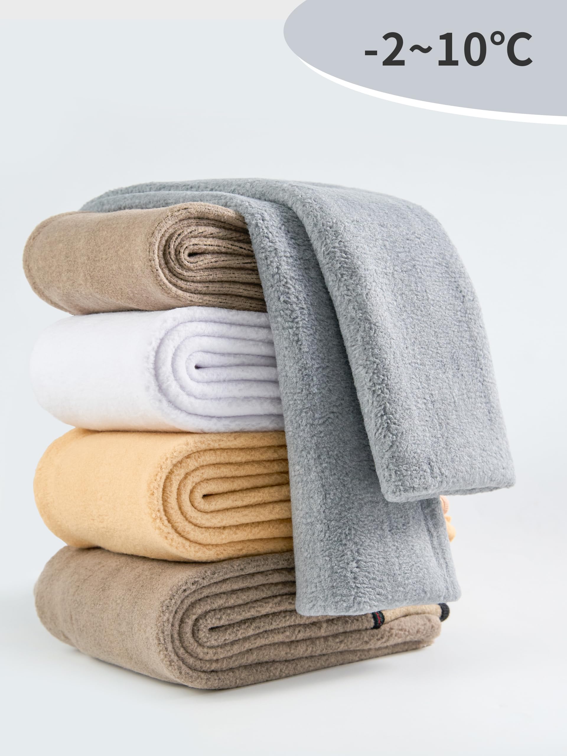 LOLANTA Collant termici per ragazze, calzamaglie foderati in pile, Bambina collant spessi per la scuola invernale