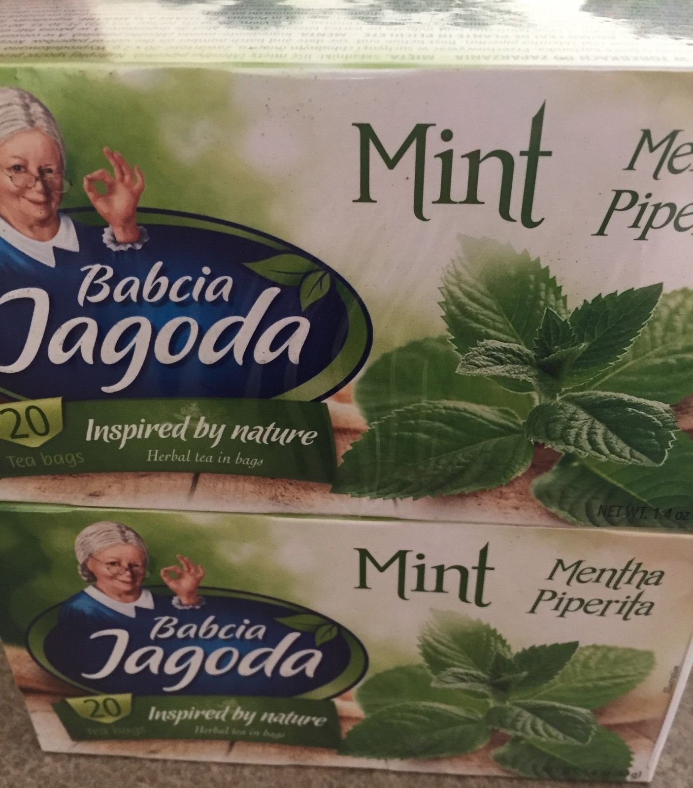 2-pack Babcia Jagoda Mint 20 Bags Each