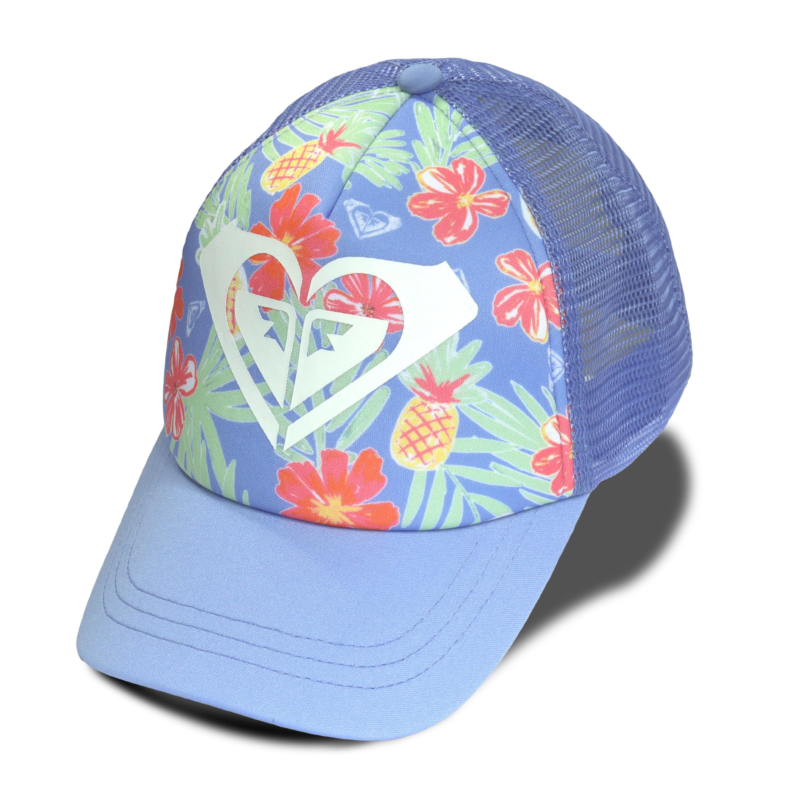 Girl's Sweet Emotions Trucker Hat – Adjustable Summer Cap with Mesh Back, Lightweight and Breathable