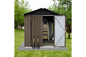 4x6 Feet Double Doors Replacement Shed Doors