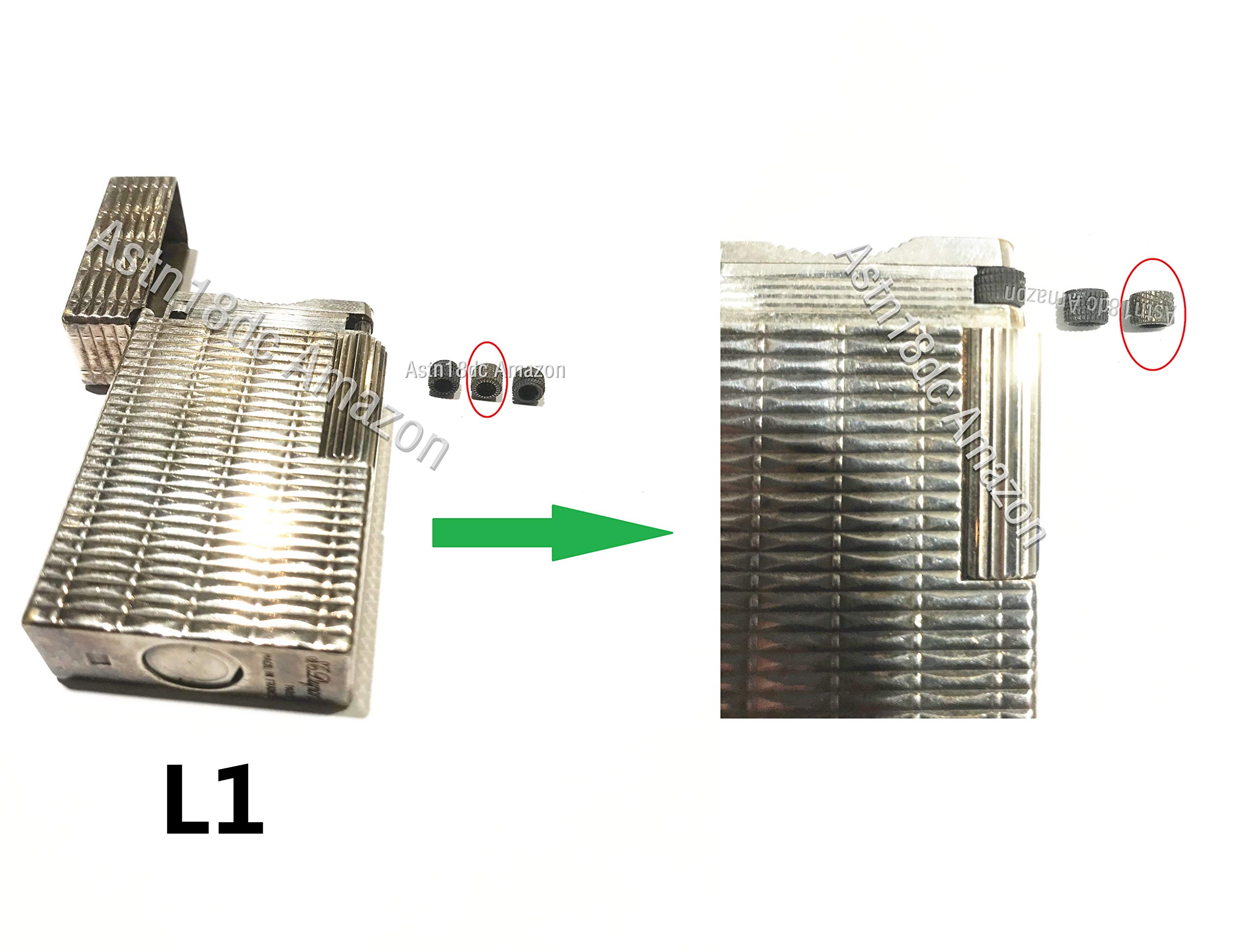 ASW Flint Wheel Friction Wheel Compatible with ST Dupont Lighter Repair