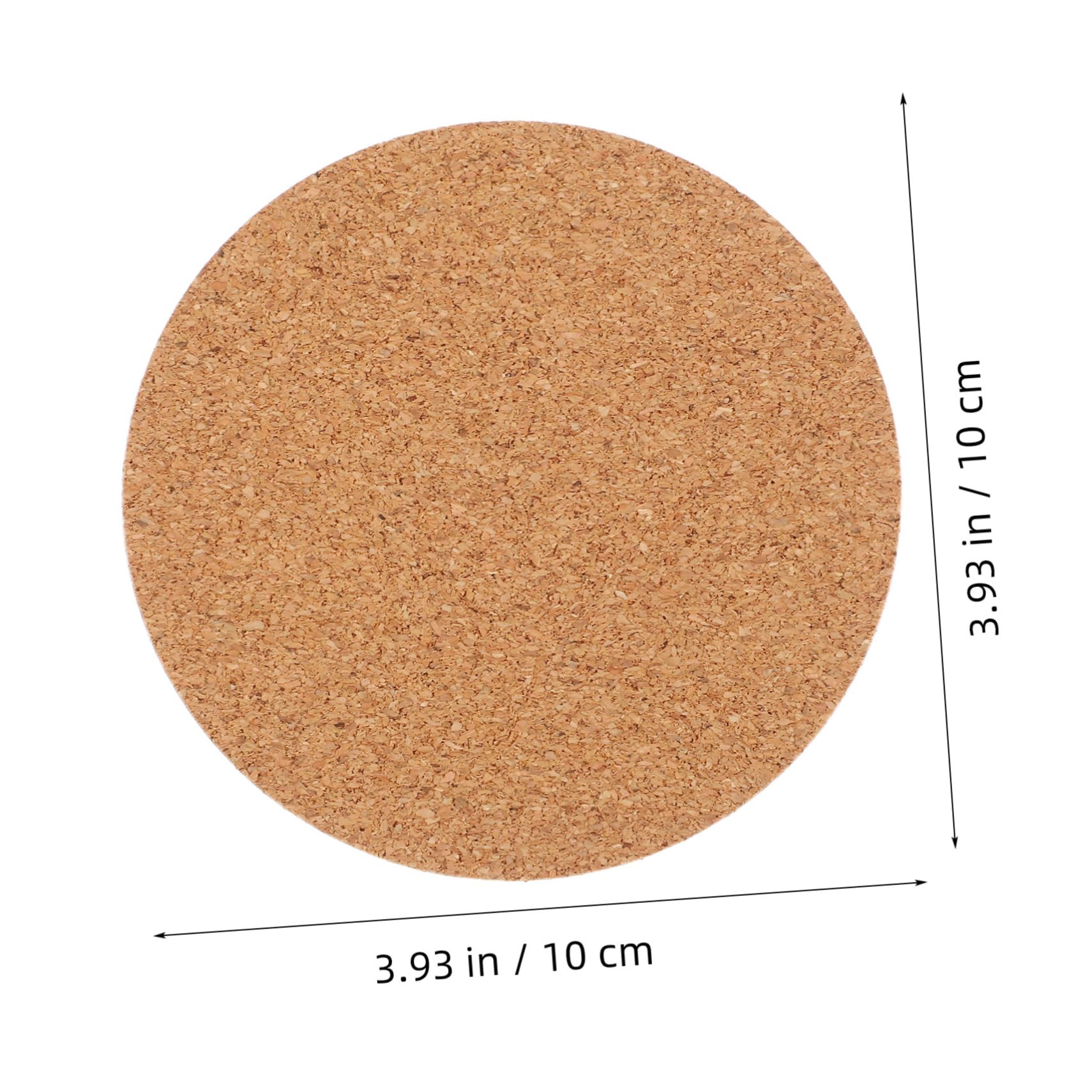 TEHAUX 20pcs Cork Gasket Cup Mat Table Decoration Bar Coasters Serape Placemats Anti Slip Coasters Round Coasters Drink Coasters for Tabletop Protection Adhesive Coaster Cups Coasters