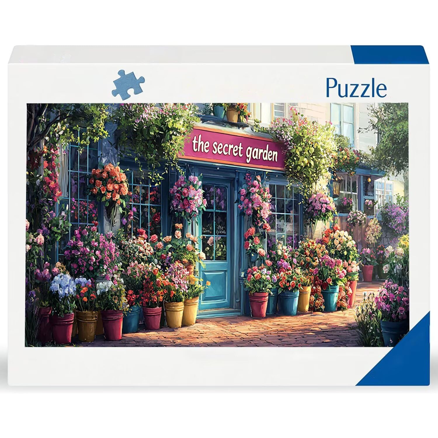 Puzzle de Madera para Adultos 1312 Piezas - Floristería, Obra de Arte de Juego de Rompecabezas para Adultos, Puzzle de Impresión de Alta Definición Multicolor, Pasatiempo Creativo Regalo b-410
