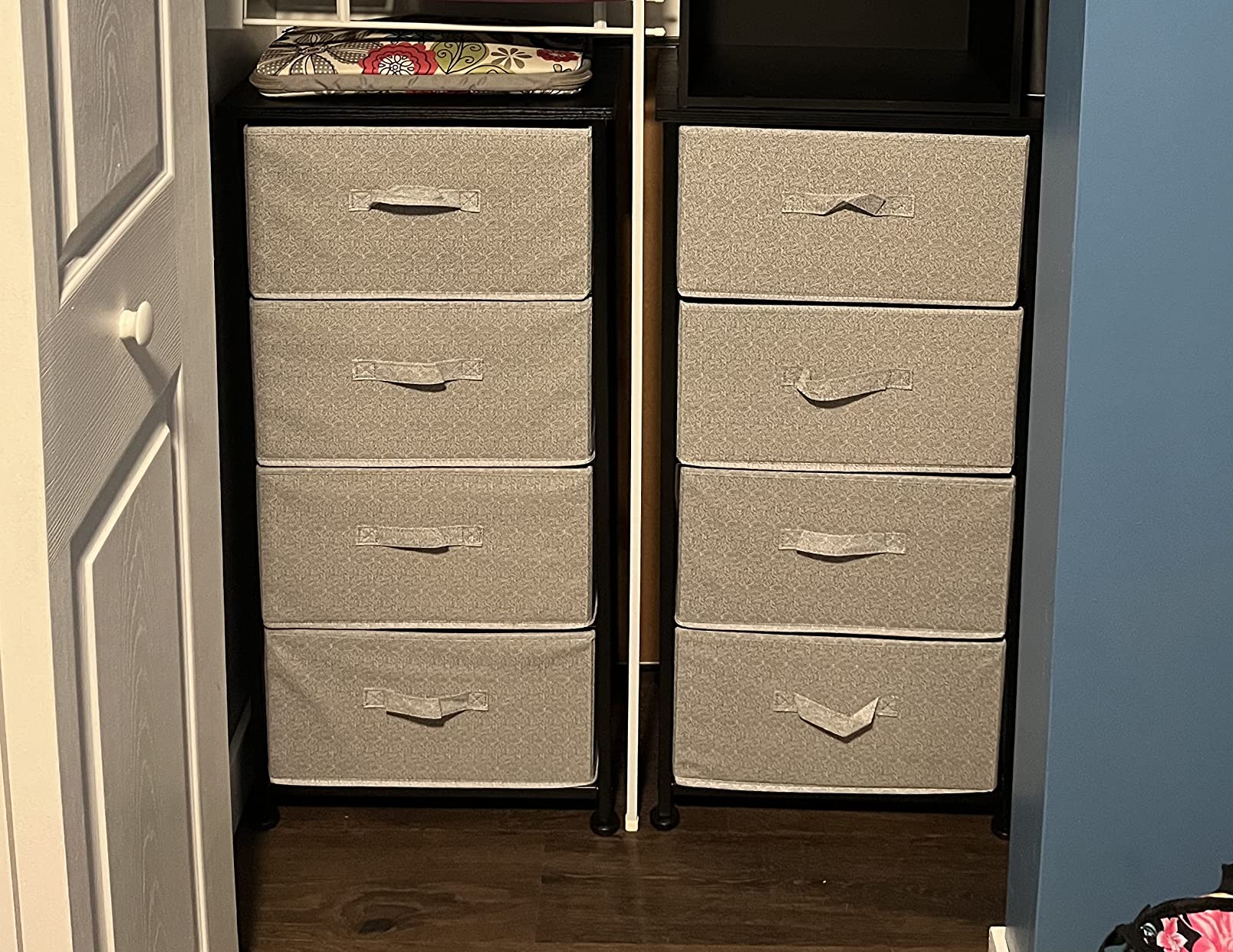 9/mo Finance Amazon Basics Fabric 4Drawer Storage Organizer Unit