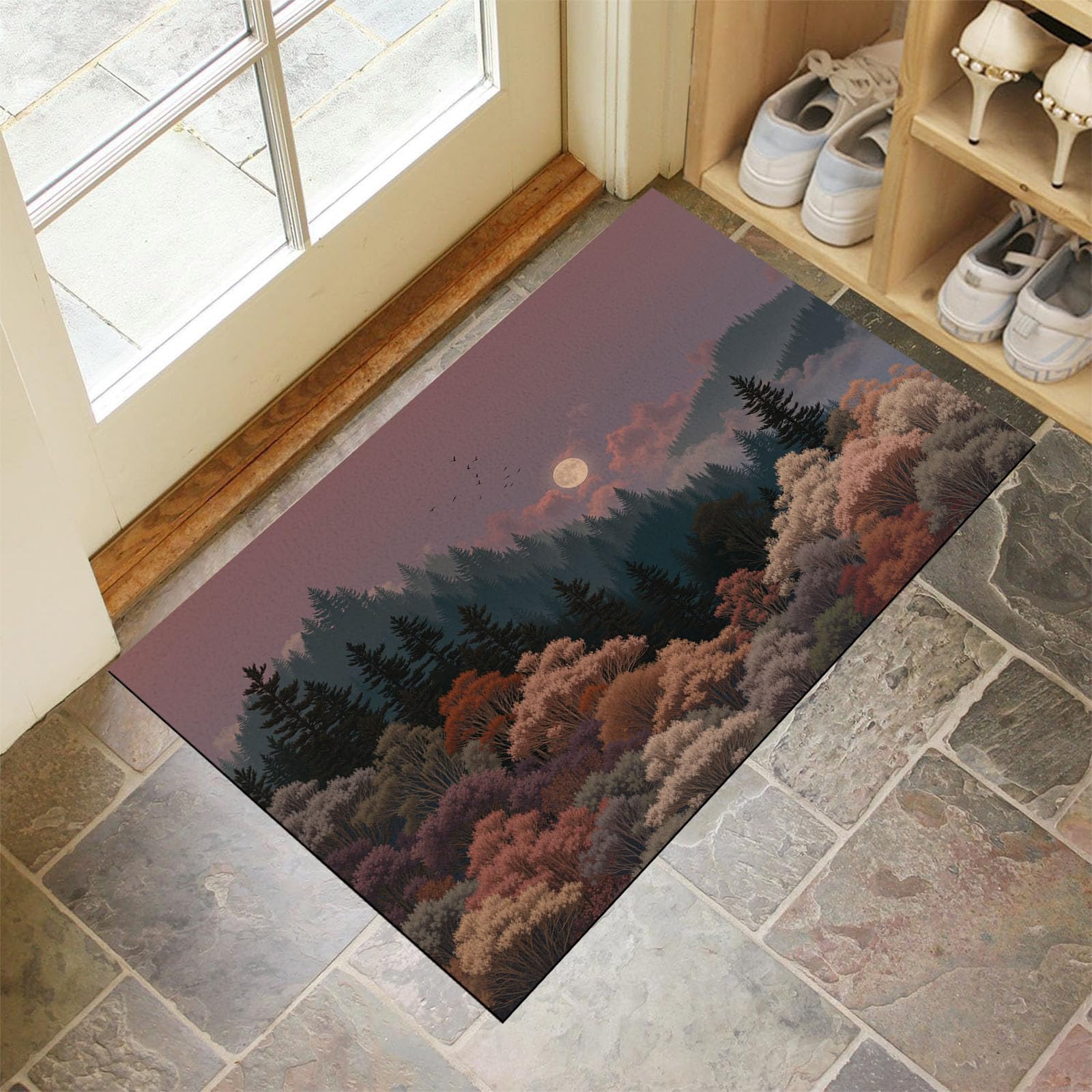 Tapis de porte antiderapant lavable pour cuisine et couloir