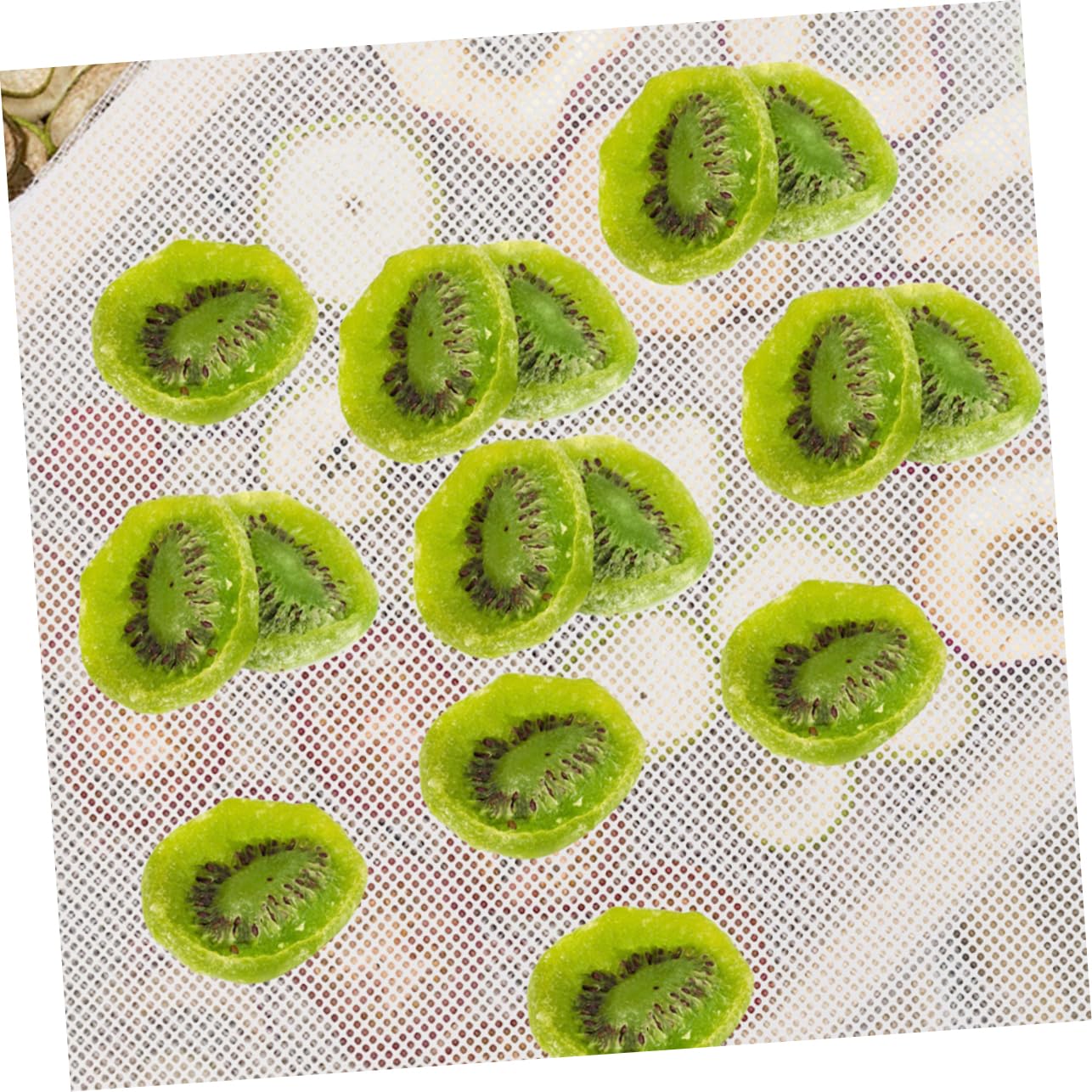 12 Piezas Alfombrillas de Silicona Antiadherente para Deshidratador de Reutilizables para Verduras el Proceso de Deshidratación Casa