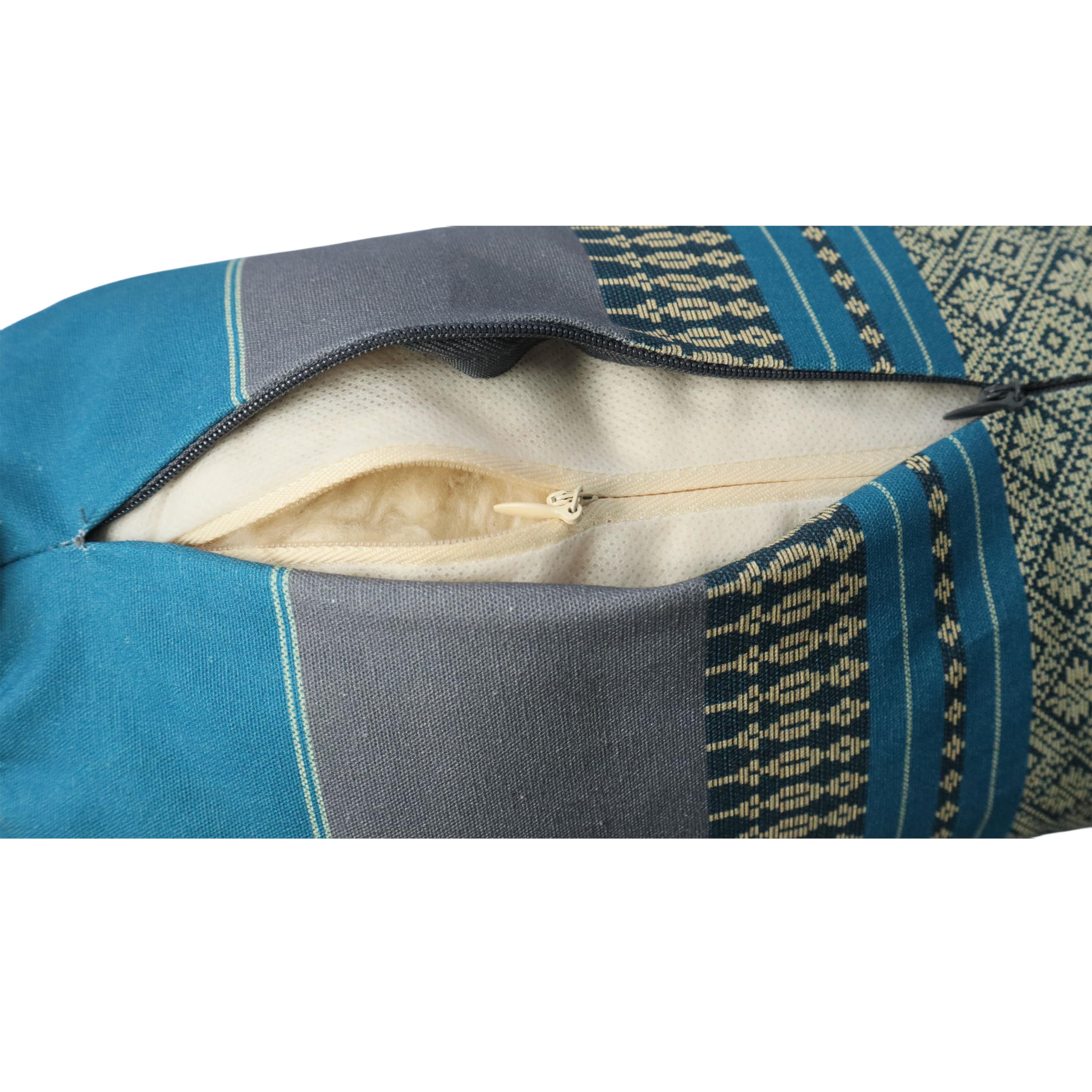 VLFit Yogablock - Bodenkissen Für Yoga & Meditation Mit Kapok-Füllung 35x15x10 Cm