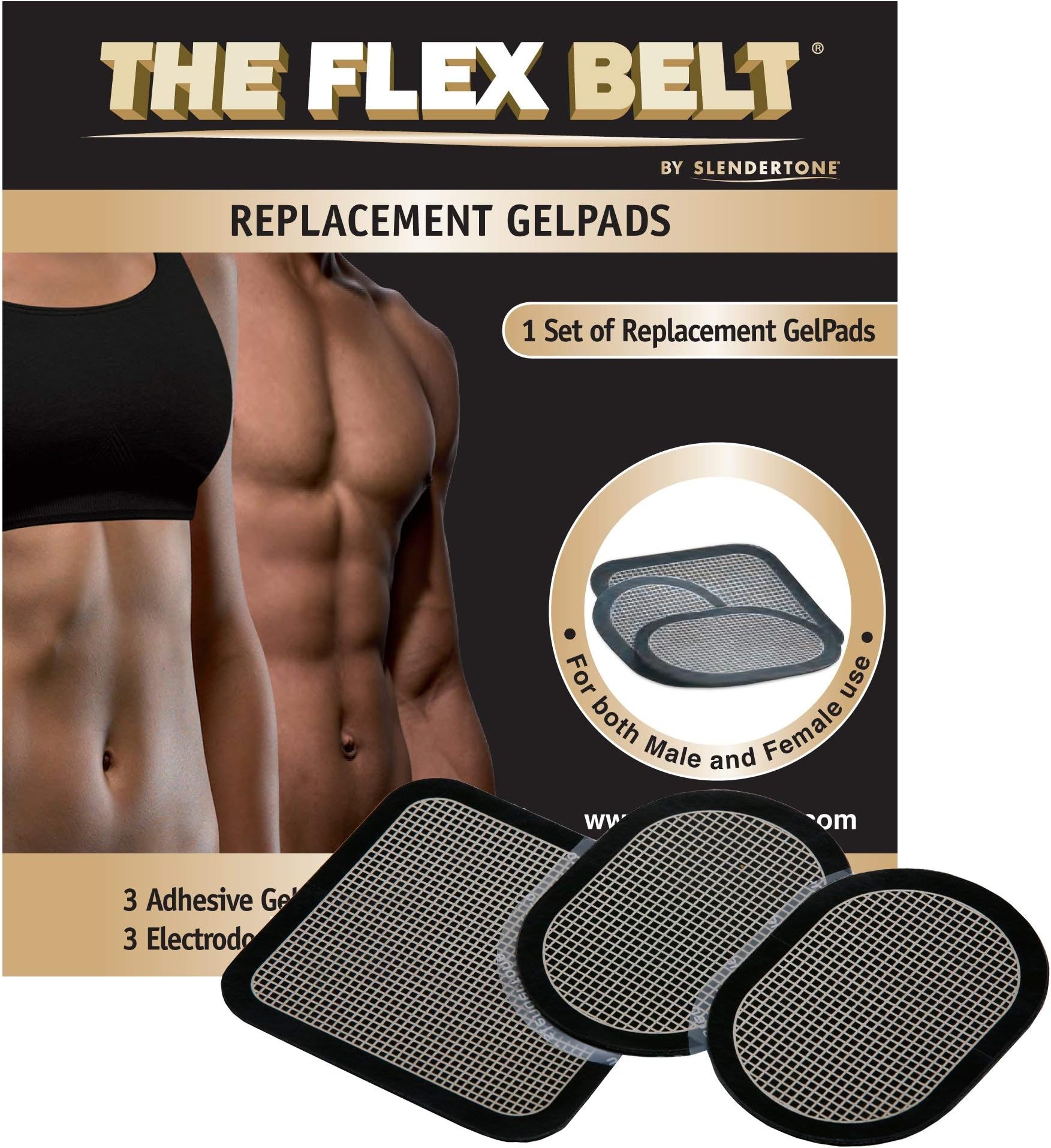GEL PADS for Abdominal Toning System (one set)