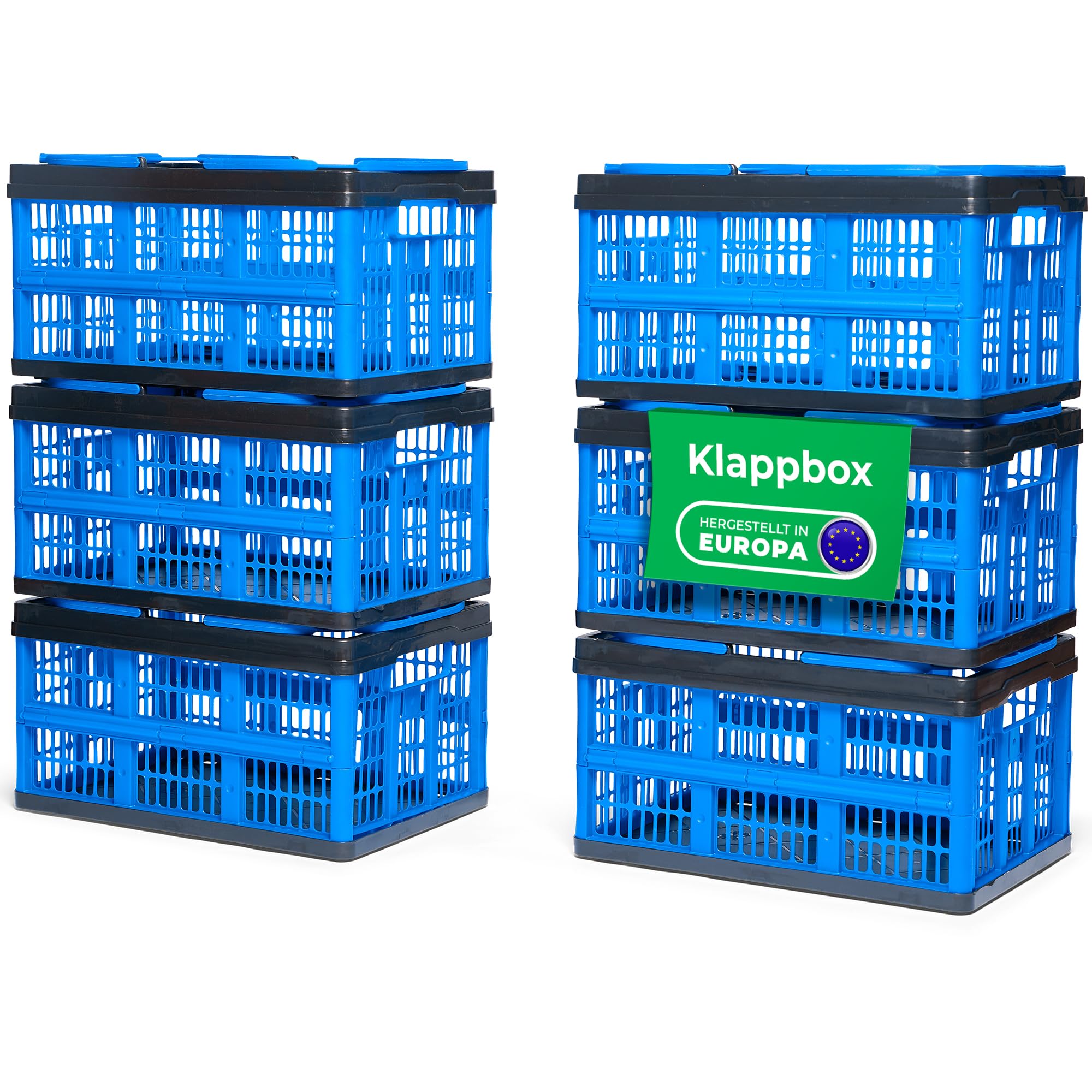 Novaliv Caja plegable variante de 16 l, azul, 16 L