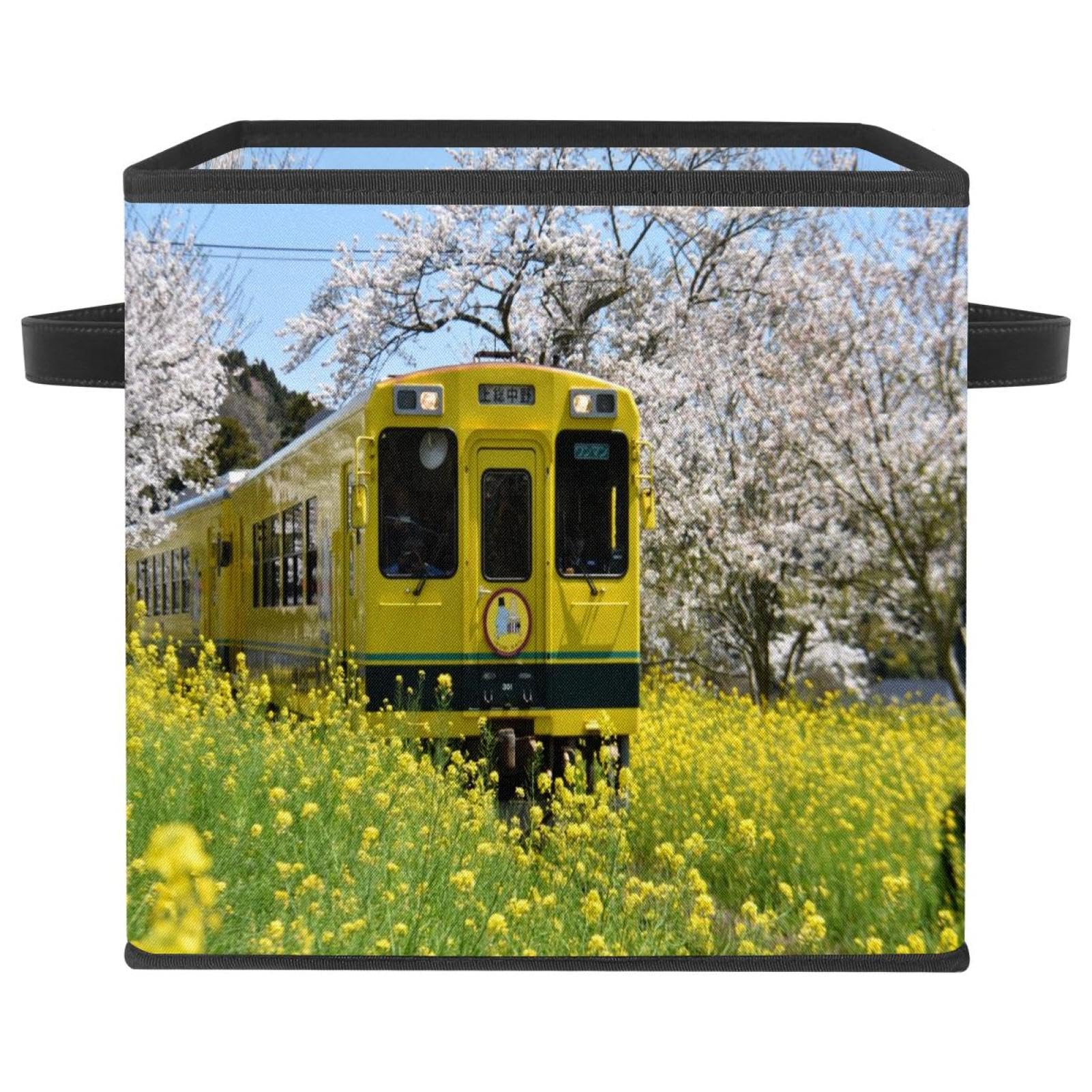 Boîte de rangement pliable pour jouets et vêtements de chambre au style japonais
