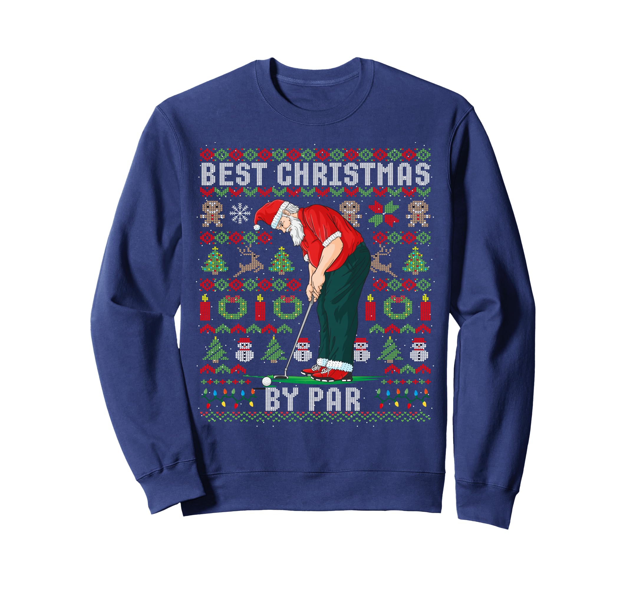 Ugly Christmas Golf Santa Claus Pun Gift Sweatshirt