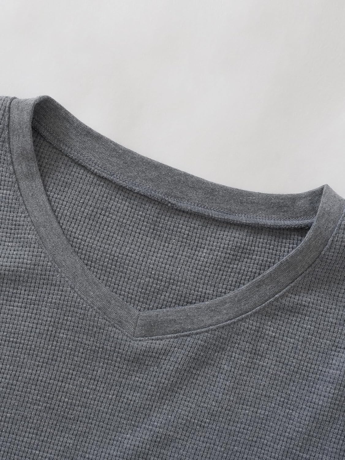 Latuza Women's Petite Waffle Knit Lounge Set Petite Length Pajamas - Image 3