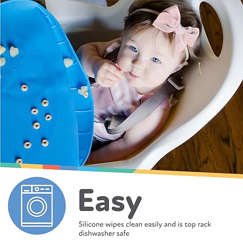 Miniatura 6 de Nuby Sure Grip Miracle Frog Mat, 6+ M, libre de BPA, color coral