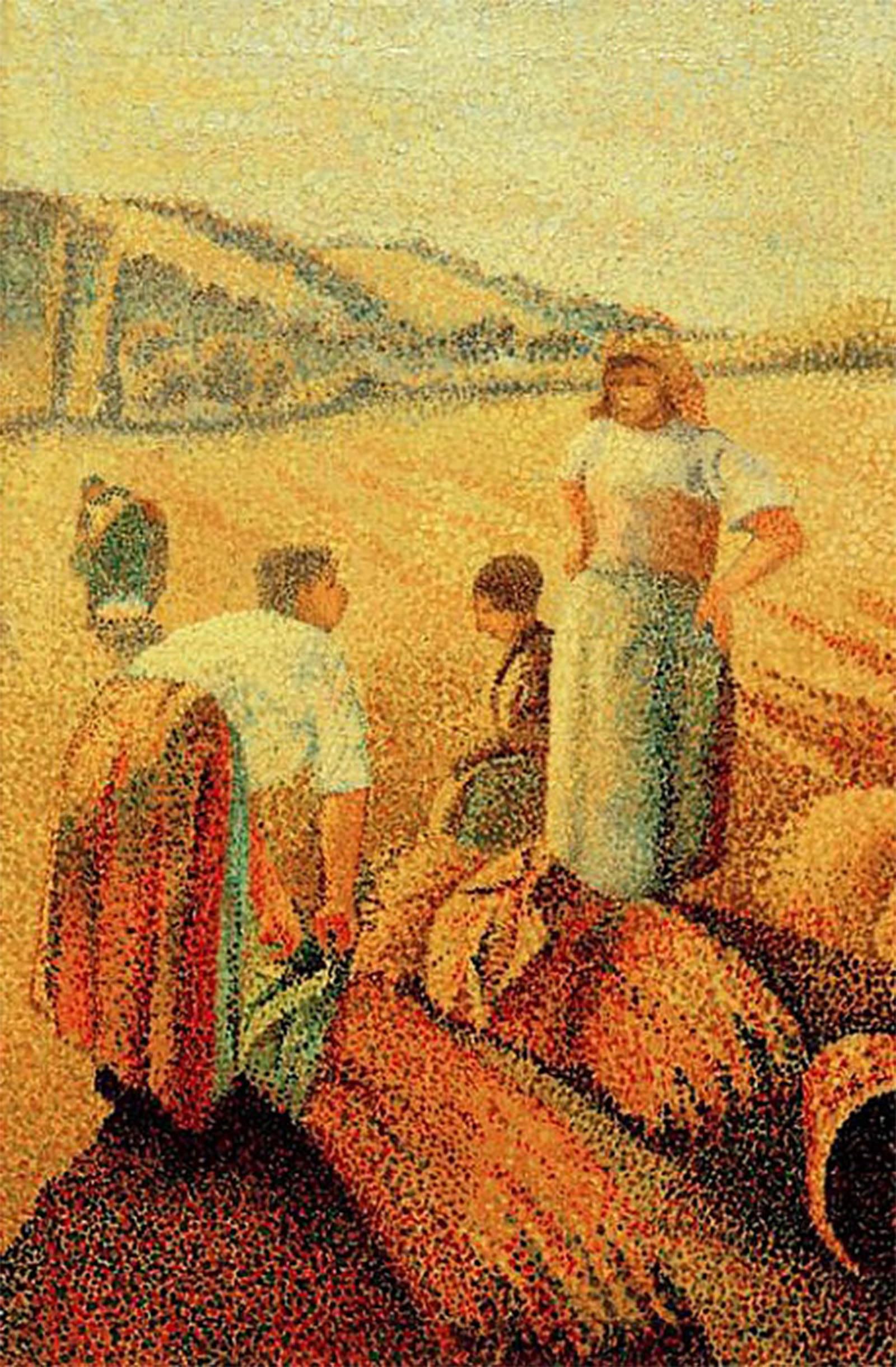 Impression tableaux peinture sur toile de maître texture raffinée format 60x90cm - 5