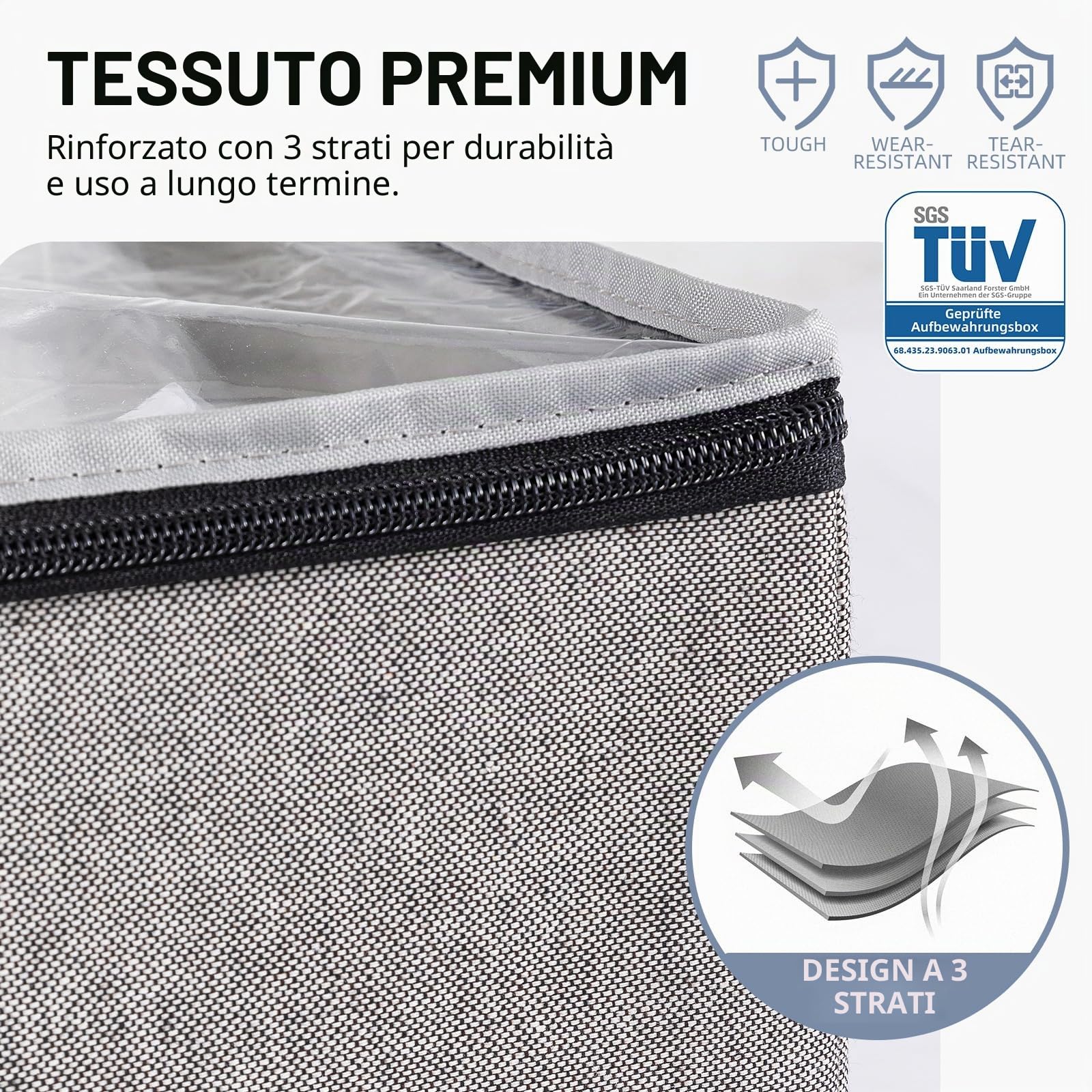 TAILI Sacchetti Sottovuoto Salvaspazio 2 in 1, 105x43x15 cm | Per Piumini, Vestiti, Biancheria da Letto, Pieghevoli, per Risparmiare l'80% di Spazio in Più