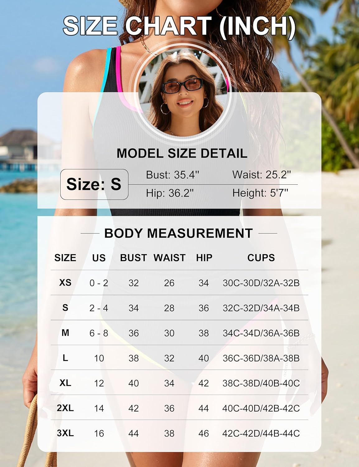 BMJL Women's Tummy Control One Piece Swimsuit Color Block Bathing Suit Criss Cross Back Athletic Modest Swimwear - Image 6