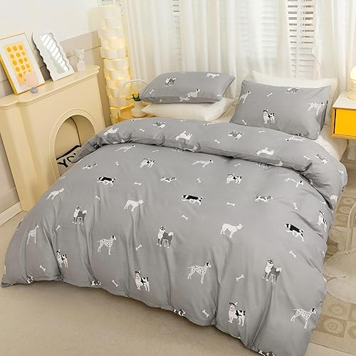 Miniatura 10 de LAMEJOR Juego de funda de edredón tamaño King con diseño de cactus de dibujos animados de hotel, juego de cama suave de lujo (1 funda de edredón + 2