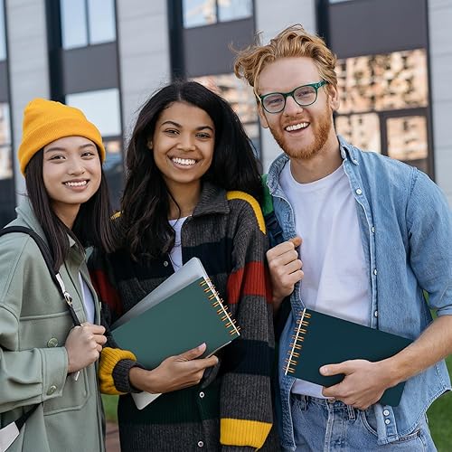 Miniatura 6 de EOOUT Paquete de 12 cuadernos de bolsillo, pequeños blocs de notas en espiral de 3 x 5 con páginas forradas, 60 hojas para accesorios de oficina en