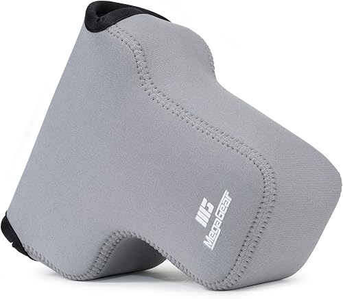 Miniatura 2 de MegaGear Nikon Coolpix P900, P900S - Funda de neopreno ultraligera para cámara, con mosquetón, color gris, MG1111, gris