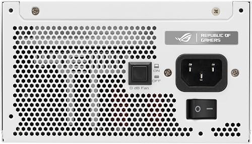 ASUS ROG Strix 1000W Platinum White Edition (80 Plus and Cybenetics Platinum, Fully Modular ATX, ATX 3.1, PCIe 5.1, GaN MOSFET, GPU-First IVS, ROG Equalizer 12V-2x6, 10 years) - 9