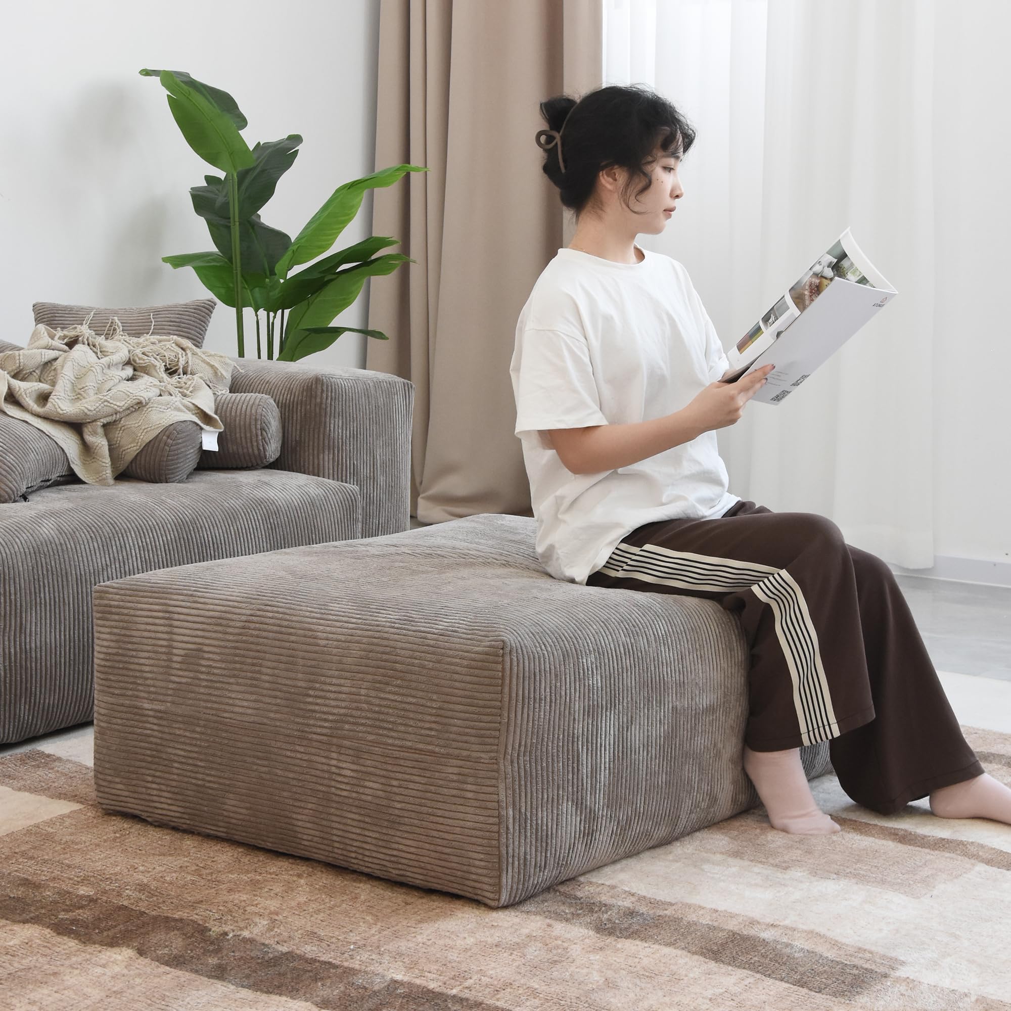 WJShome Sofa Ottoman, Modular Sectional Sofa,Minimalist Sofa Couch for Modern Living Room Sofa Sets for Office House