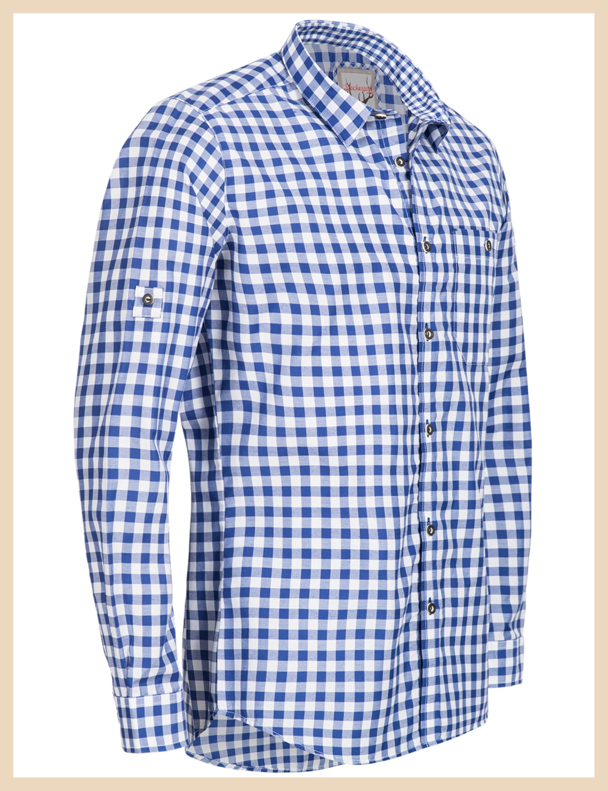 Stockerpoint Trachtenhemd OC-Franzl | kariert | modern Fit - 4