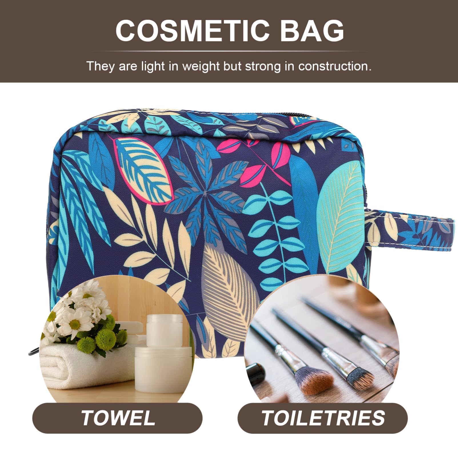 minkissy 3 Pz Borsa Per Cosmetici Borse Da Viaggio Per Articoli Da Toeletta Biancheria Intima Trucco Da Viaggio Yogorun Make up Borse Per Le Donne Necessità Viaggiare Poliestere