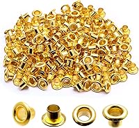 Vista 47 de Litoexpe Ojales Pequeños de 1.5MM, 200 Piezas, Ojales Autoadhesivos para Núcleos de Cuentas, Ropa, Cuero, Lona (Latón Antiguo)