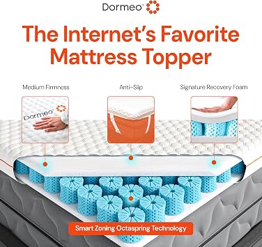 Dormeo Premium King Mattress Topper and True Evolution Pillow Bundle