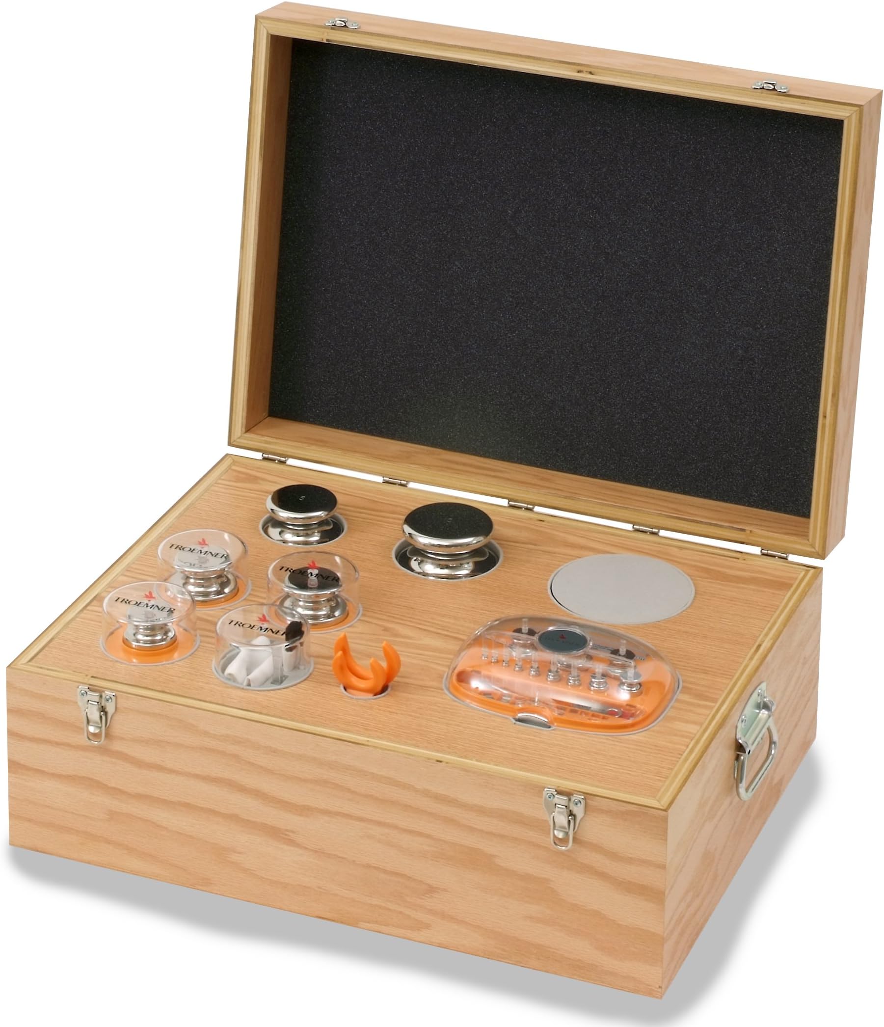 OhausStainless Steel 29 Piece OIML Class E2 NVLAP Certified Calibration Weight Set, 1mg to 10kg