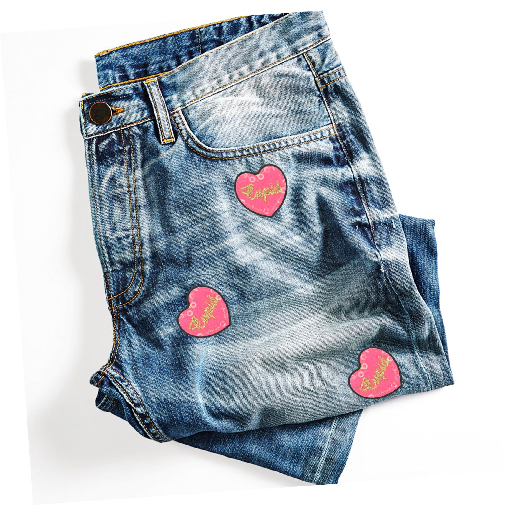 100piezas Parches Para Bordado Parche Termoadhesivo Para Ropa Decoración De Vestidos Reparación De Prendas y Accesorios De Costura