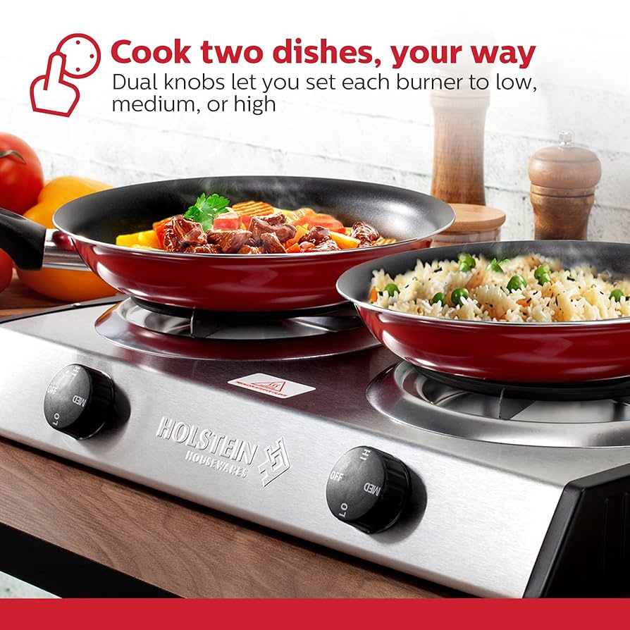 H&O GUINOMI 2個セット Amazon.com: Holstein Housewares Portable Electric Double