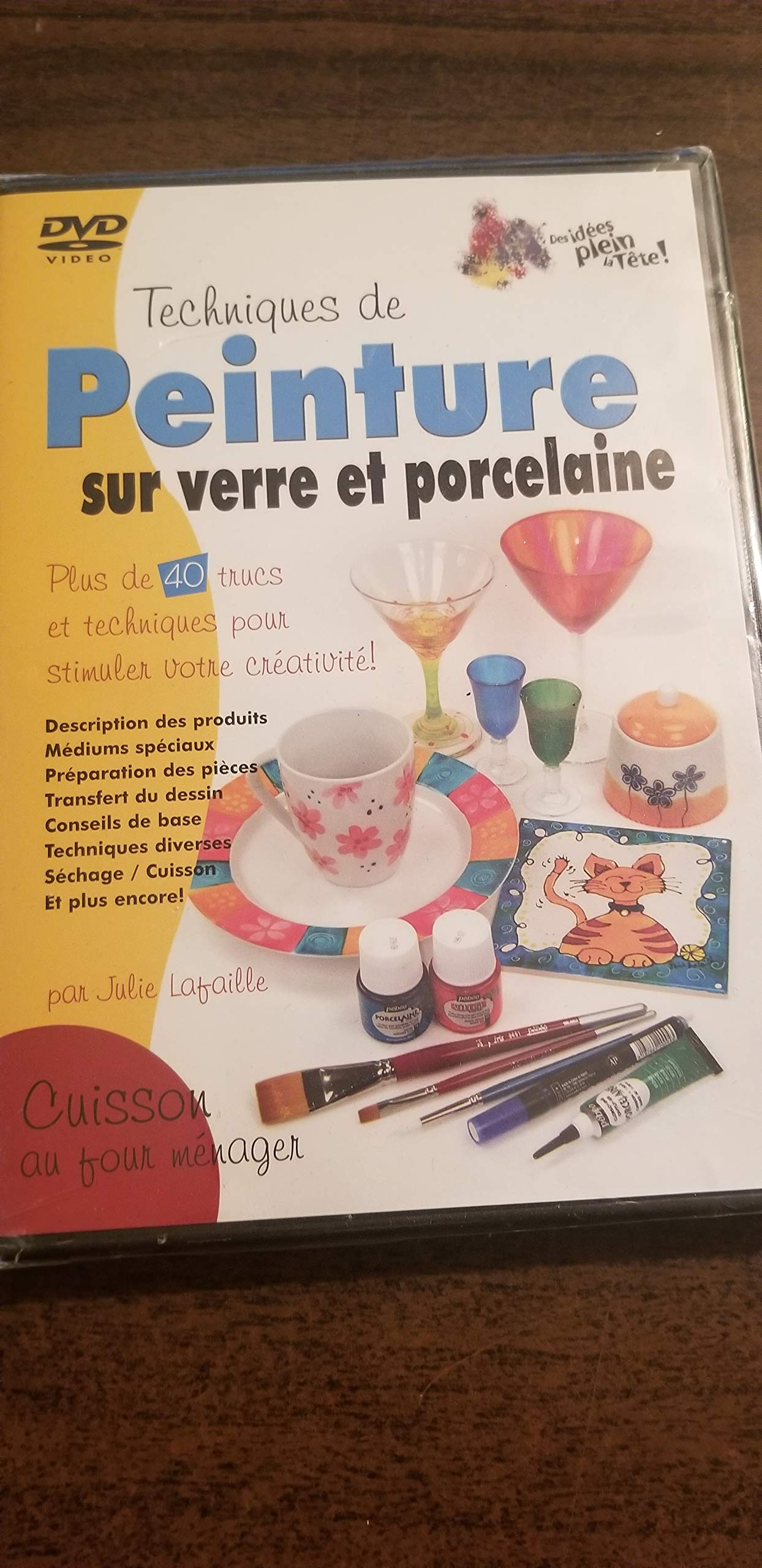 Technique de peinture sur verre et porcelaine [DVD]