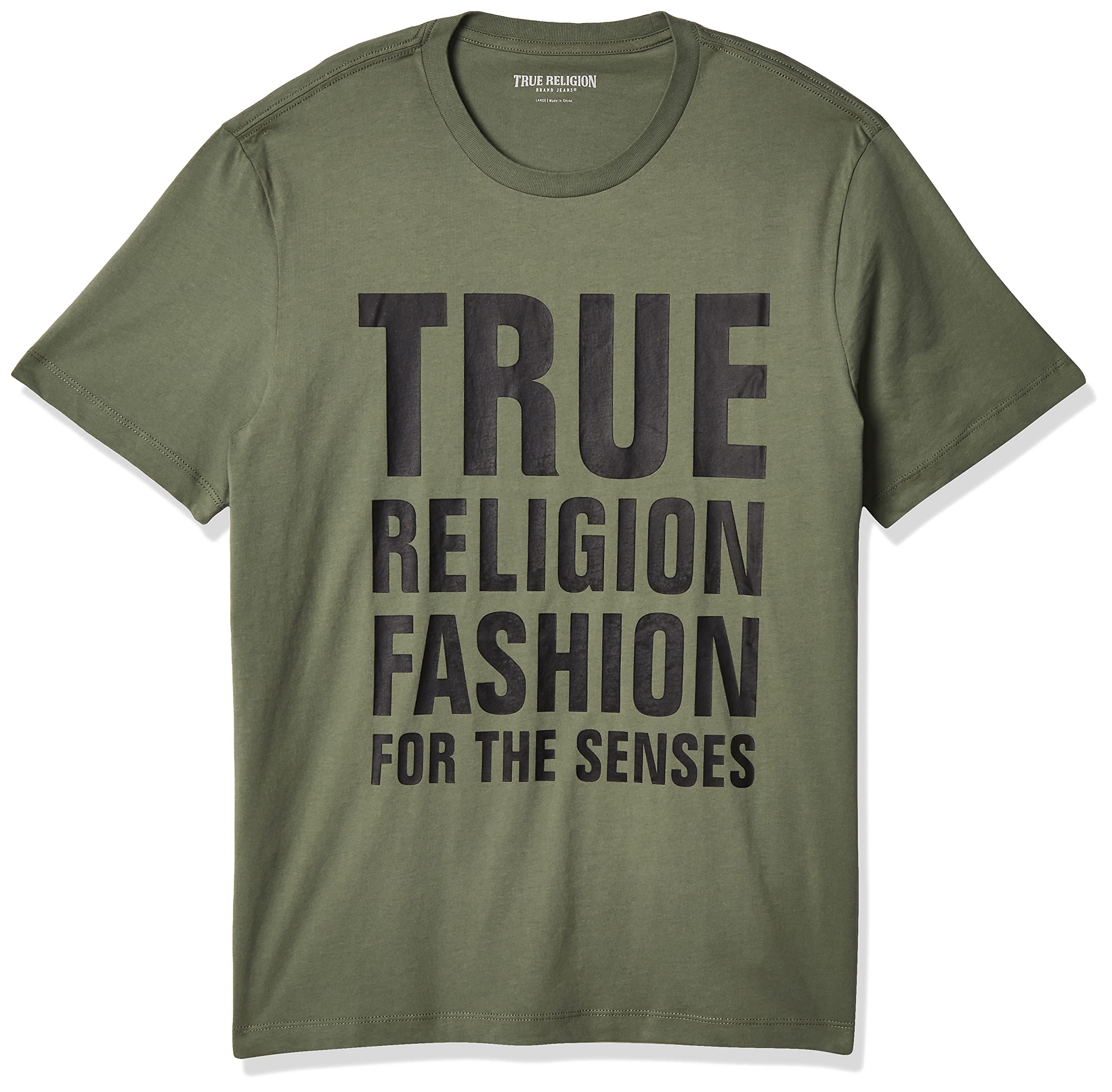 True Religion Fashion For Senses Short Sleeve Crew Neck tee Camiseta para Hombre