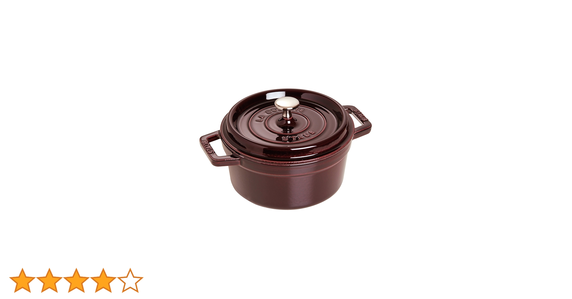 Amazon.co.jp: staub ココットラウンド 20cm ナス 40509-821(1102007