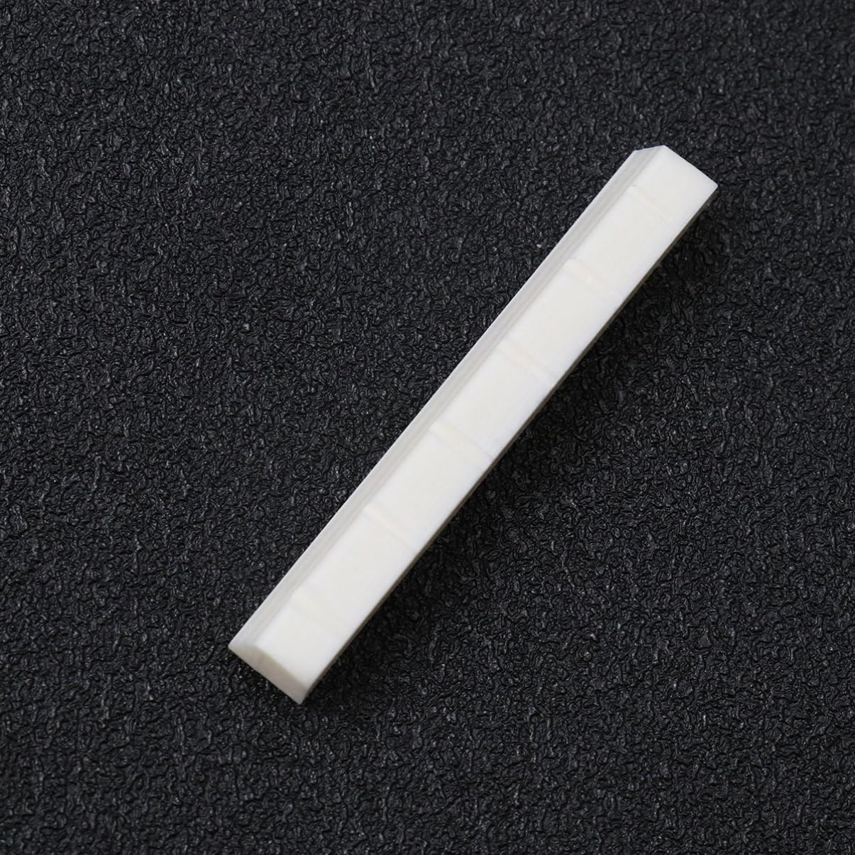 Totority 43mm Dj30 Bass Guitar Bone Nut and Saddle Guitar Bone Nuts for 6 String Instruments