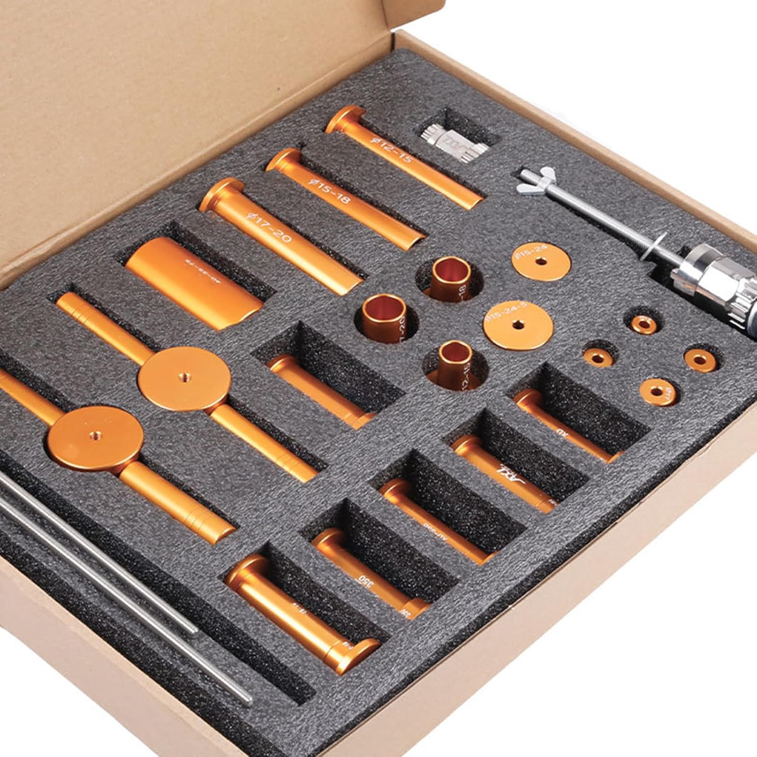 Bike Hub Bearing Press & Removal Tool Kit for DT Swiss EXP, DT350, XD, NOVATEC - MTB & Road Bicycle Repair Tools