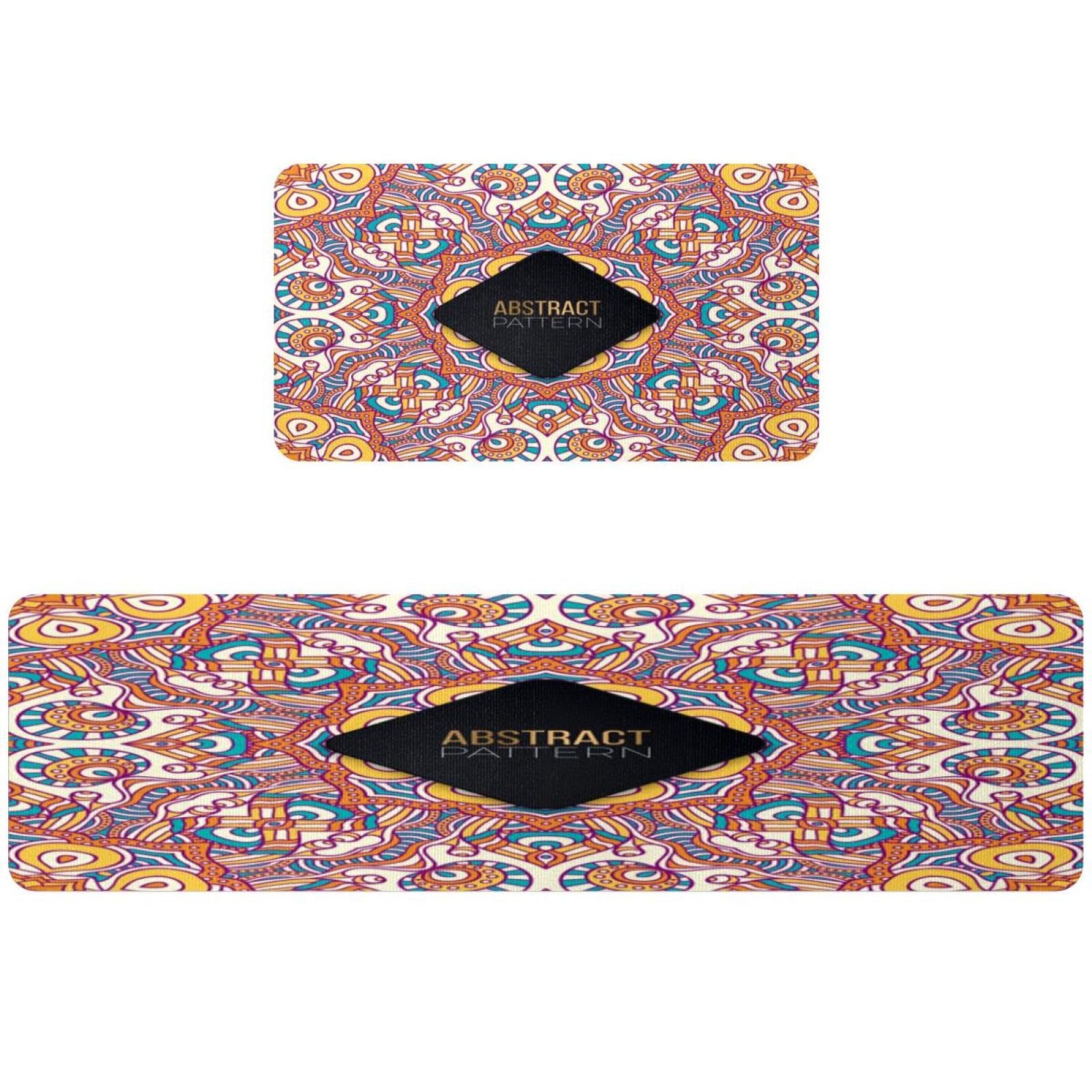 Tapis de cuisine lavable lot de 2 pour couloir et buanderie