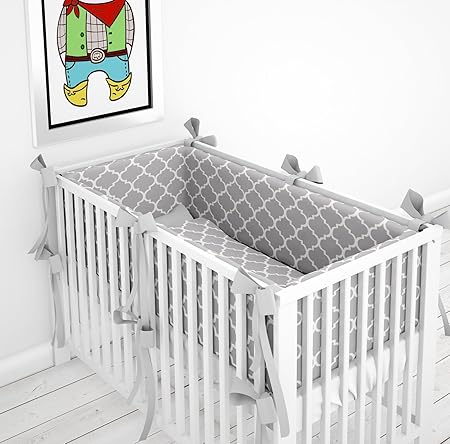 Tour De Lit Tour De Lit 360 Pour Le Lit Bebe 70 X 140 Cm Kopr Protection Amazon Fr Bebe Et Puericulture