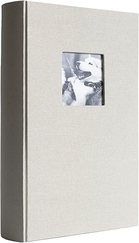 Miniatura 2 de Kolo Hudson 3up - Álbum de fotos con capacidad para 300 fotos de 4 x 6 pulgadas, ideal para bodas y libros de bebé, platino