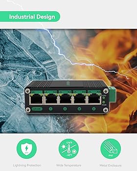 Amazon.co.jp: LINOVISION産業用5ポート ギガビット ソーラーPOE