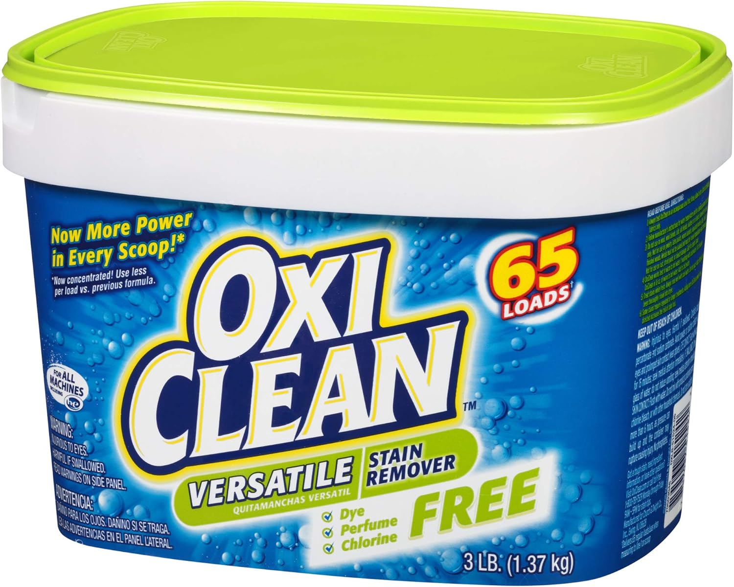 OxiClean Versatile Stain Remover Free, 3 lbs, Pack of 4 - Image 19