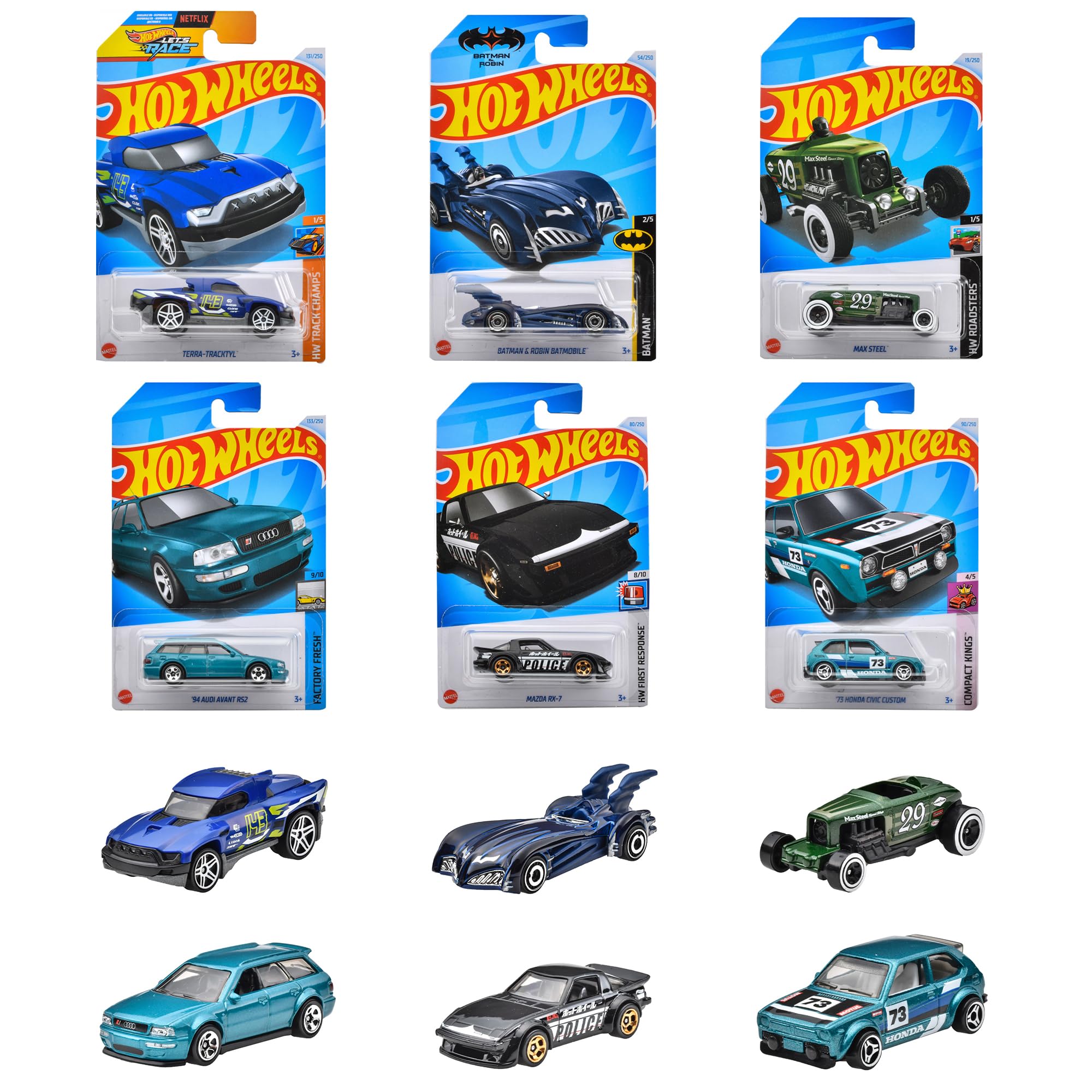 ☆新品・送料込☆HOT WHEELS ホットウィール ミニカー 左右2台セット 