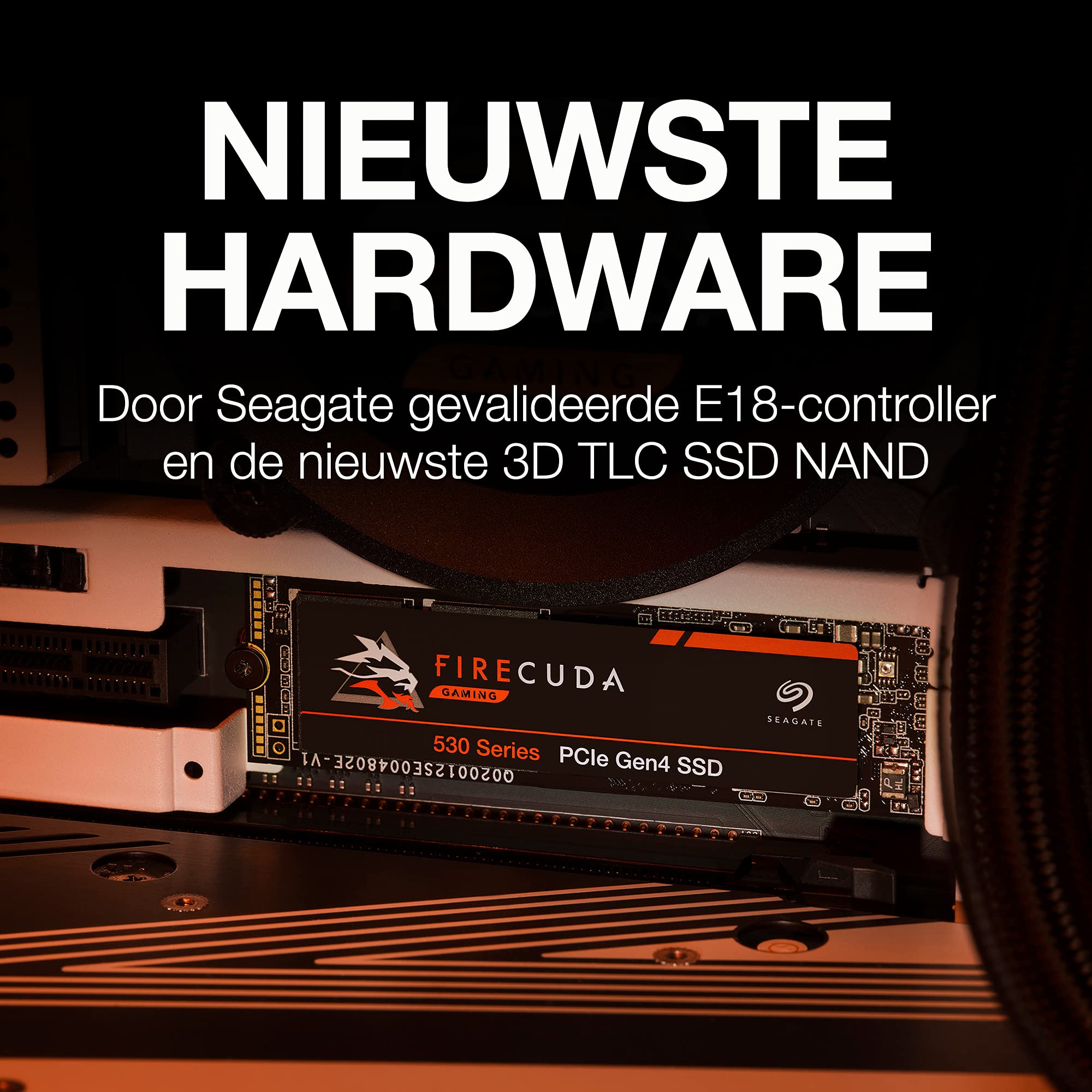 Seagate FireCuda 530, 4TB, Interne SSD, M.2 PCIe Gen4 ×4 NVMe 1.4