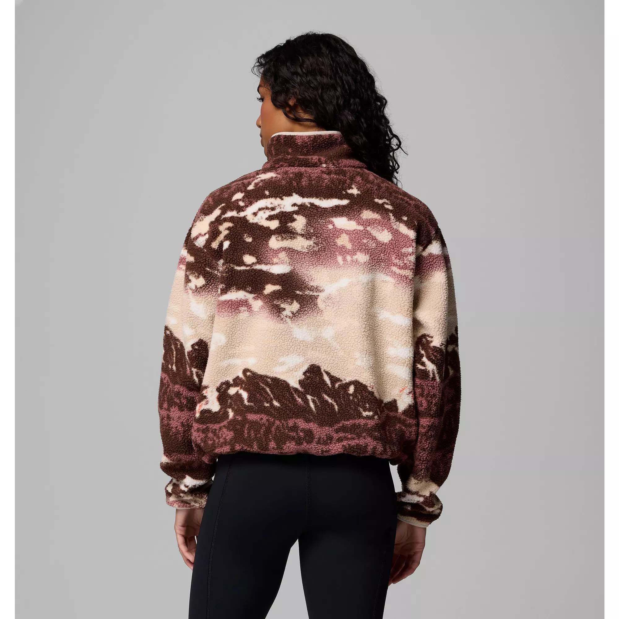 Columbia Helvetia™ Ii Printed Cropped Half Snap vestes d'extérieur en polaire Femme (lot de 1)