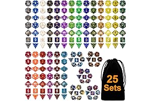 Double Colors Dice Set
