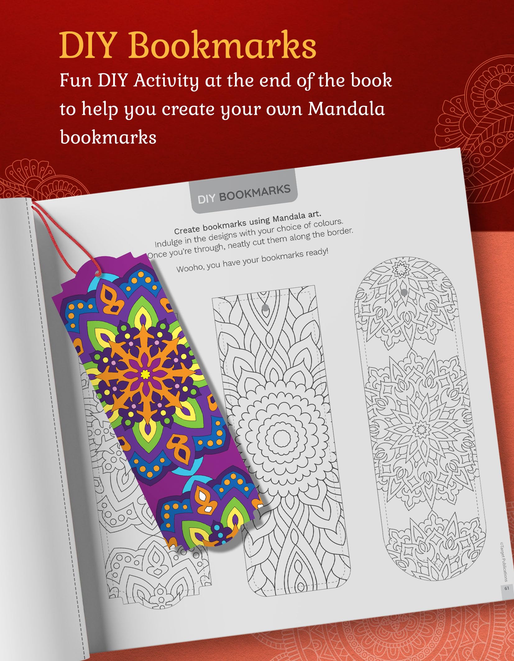 Mandala Colouring Book for Adults & Teens | Relieve Stress & Boost Creativity | 31 Bold & Easy Mandala Designs with DIY Activity Sheet | Coloring reference with QR code | Book 1 4